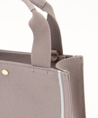 TOCCA 【WEB限定】TABLEAU BAG キャンバスバッグ ライトグレー系