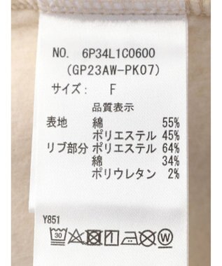 Green Parks ・Ｄｏｕｂｌｅ　Ｆｌａｇｓ　ロゴｐｔ＆刺繍スウェット Ivory