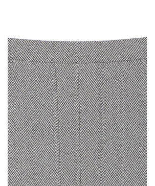 Green Parks 柄圧縮ポンチＩラインスカート Herringbone