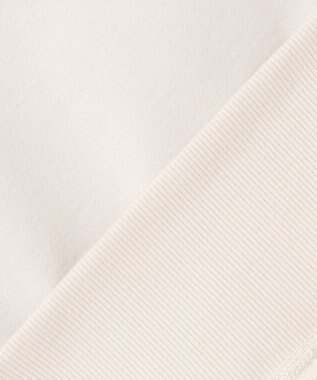 23区 【SLOW/WEB限定】コンパクトインレー フレンチスリーブ カットソー オイスター