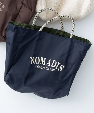 【新色追加/23区別注カラーあり】NOMADIS  SAC2 WIDE リバーシブル トートバッグ