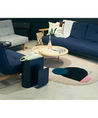 TRICOTE CIRCLE RUG / サークルラグ 99BLACK