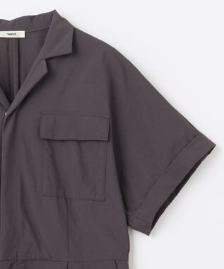 NAVE 【ReNAVE・洗える/撥水加工/接触冷感/UVケア/】ナイロンタスラン オールインワン グレー系