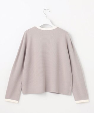 J.PRESS LADIES S 【WEB限定カラーあり・洗える】TRIM RAYON STRETCH カーディガン ベージュ系