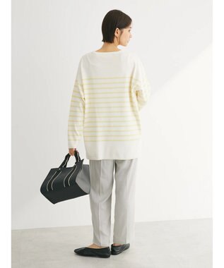 Green Parks つやサテンイージーパンツ Light Gray