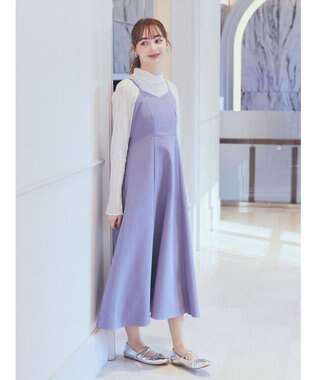 earth music&ecology ＳＥＴ２点ボレロ＋キャミワンピース Sax