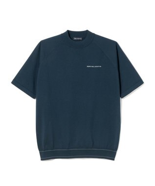 ZERO HALLIBURTON メタルロゴモックネックニットTシャツ ZHG-M6S9b 85196 ネイビー