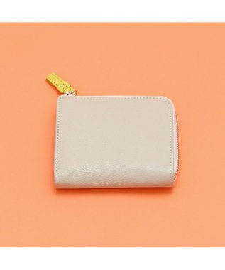 UNBILLION アトランタ ATLANTA / 牛革L字ファスナーミニウォレット アイボリー