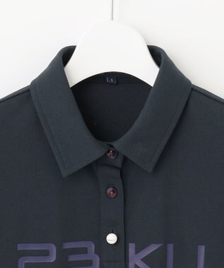 23区GOLF 【ディズニーコレクション】【WOMEN】〈ミニーマウス〉半そでポロシャツ ネイビー系