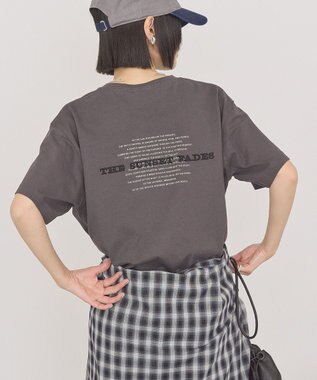 AMERICAN HOLIC STARLY 刺繍ロゴTシャツ Charcoal Gray