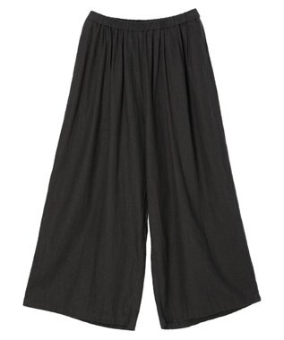 CRAFT STANDARD BOUTIQUE 【キナリノ別注】リネンレーヨンワイドパンツ Charcoal Gray