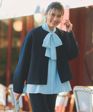 UNFILO ダブルフェイスジャージー ZIPアウター