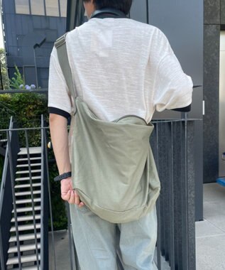 WEGO キャンバスBIGショルダー カーキ