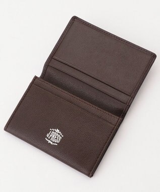 J.PRESS MEN 【MORPHO×J.PRESS】シープゴート 名刺入れ(ササマチ) ダークブラウン系