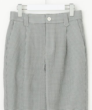 23区GOLF 【WOMEN】【撥水】ギンガムサッカー テーパードパンツ グレー系3