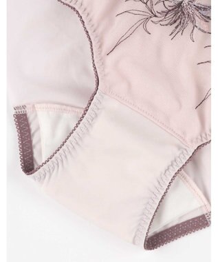 AMPHI サニタリーショーツ 【BRAGENIC ブラジェニック 脇高細見えタイプ】羽付きナプキン対応  BMI353とペア 吸汗速乾(後ろ身頃) 生理用ショーツ PMI053 アンフィ／ワコール ピンク系