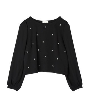 earth music&ecology パールポイントプルオーバー Black