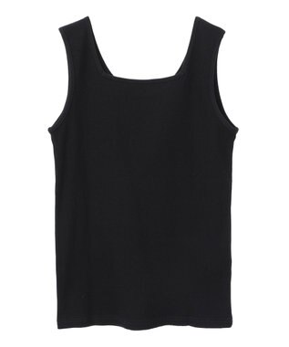 Green Parks 前後２Ｗａｙ　リブタンクトップ Black