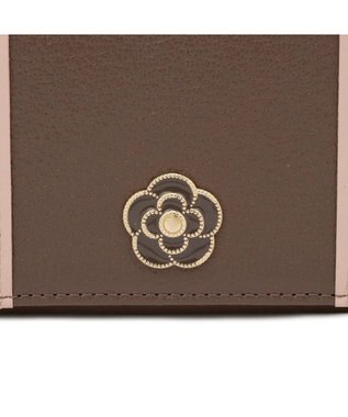CLATHAS ソフィア かぶせ長財布 ブラウン