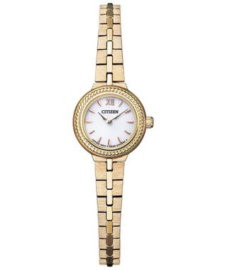 CITIZEN 【電池交換いらず】エコ・ドライブ 18.4mm 小さくて可愛い アンティークな雰囲気 ピンクゴールド