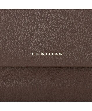 CLATHAS ソフィア かぶせ長財布 ブラウン
