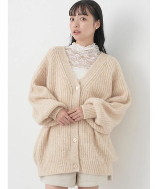 earth music&ecology フワフワＭＩＸヤーンカーディガン