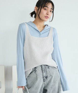 CRAFT STANDARD BOUTIQUE 前後2WAY/ミニブークレベスト Light Gray