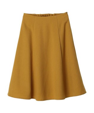 earth music&ecology すきな丈フレアスカート Mustard