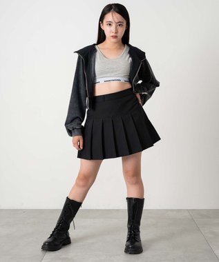 WEGO ロゴブラトップ 杢グレー