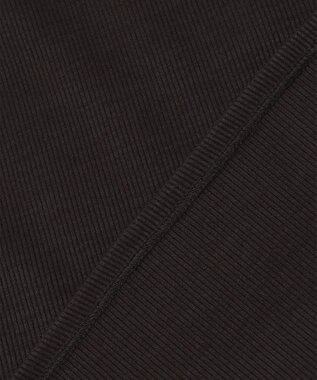 ANY SIS シアーコンビテレコ タンクトップ ブラック