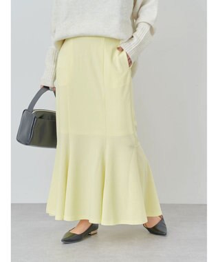 Green Parks ストレッチマーメイドスカート Yellow