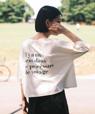 SHARE PARK LADIES 【UVカット・吸水速乾・ストレッチ・軽量 】エンブレムショートTシャツ（S・Mサイズ） ホワイト系