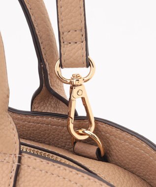 LA BAGAGERIE 【maison vert】 【軽量】リボンワイド２WAYショルダー ベージュ