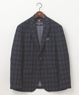 JOSEPH ABBOUD 【ストレッチ・洗える・軽量・防しわ・速乾・エコ撥水】ライトウェーブ ジャケット ネイビー系5