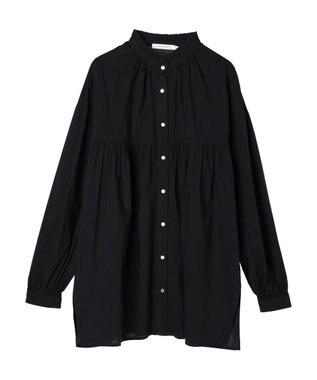 AMERICAN HOLIC サラックール／ＵＶカットフリルシャツチュニック Black