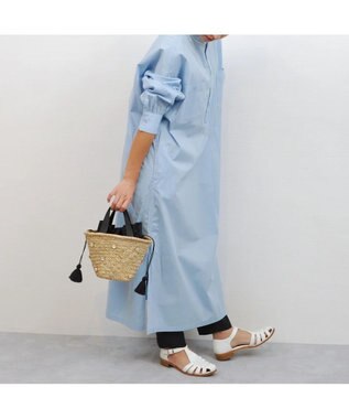 UNBILLION kakatoo ビジュー付きカゴバッグ ブラック