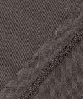 uncrave アルビニスタシフォン ボートネック カットソー（uncrave STANDARD） チャコールブラウン