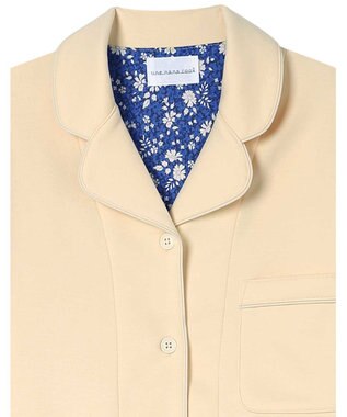 une nana cool 【綿混】ハイゲージダブルエアー 長袖開襟パジャマ MADE WITH LIBERTY FABRIC