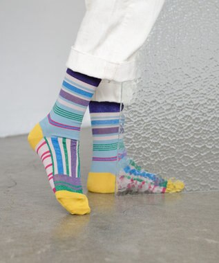 COQ HORIZON ラメボーダーソックス