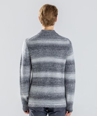 JOSEPH HOMME グラデーションメランジ　ニットカーディガン　 ライトグレー系