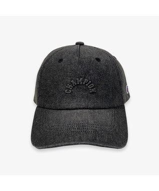 林八百吉商店 Champion　デニムエンボスローキャップ ブラック