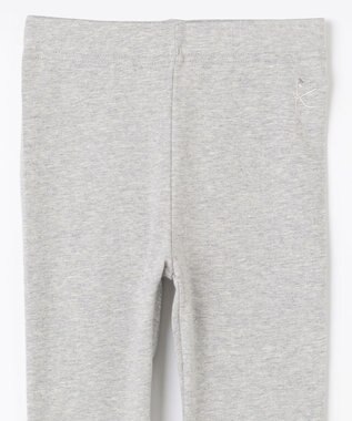 組曲 KIDS 【110-140cm】ストレッチ天竺レギンス（７分丈） グレー系