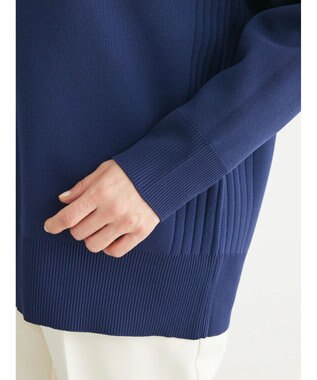 Green Parks かるい クルーネックカーディガン Navy