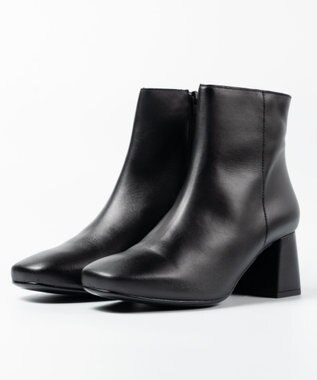 BONTRE 【BONTRE/ボントレ】スクエアトゥヒールブーツ ブラック