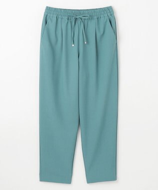 ANY 【ウエストゴム】イージーケアライトストレッチテーパードパンツ ブルー