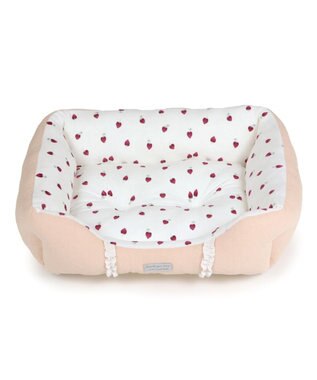 PET PARADISE ペットパラダイス いちご フリルカドラー  Ｍ 57×45cm ピンク