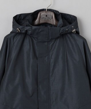 GOTAIRIKU ダウンライナー装着可【仕事で着用可】メランジシャンブレー スプリングブルゾン(25年モデル) ダルブルー系