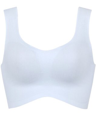 Wing ノンワイヤーブラ 【綿の贅沢】 綿混素材 ラクなのにきれい ハーフトップ KB1031 ウイング／ワコール サックス