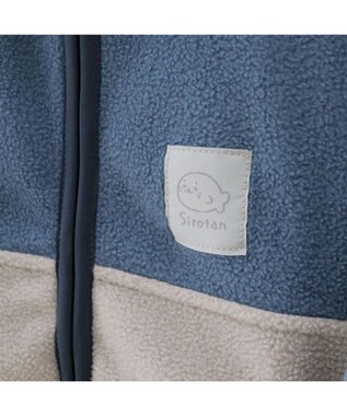 Mother garden しろたん フリース キッズジャケット 100cm/120cm/140cm 青