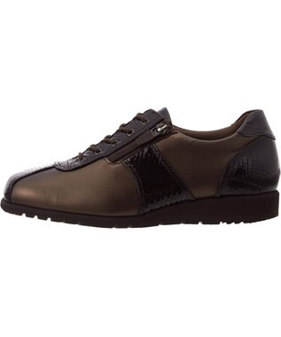 ASICS WALKING ペダラウォーキングシューズ 3E ヒール高2.0cm ブラウン系